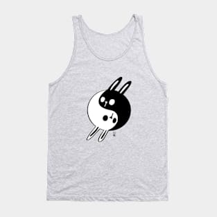 Yin Yang Bunnie Lover Gift Cute Rabbits Kawaii Tank Top